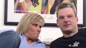 Dirty Susi takes two cocks while hubby watches, can't wait to join in