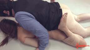sub bound for trio painal sex in all positions
