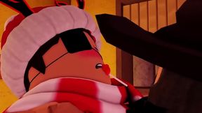 Two Boys 18+ Engage in Hot Gay Sex Animation on Roblox Bed