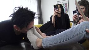 Fun with Our Foot Slave!