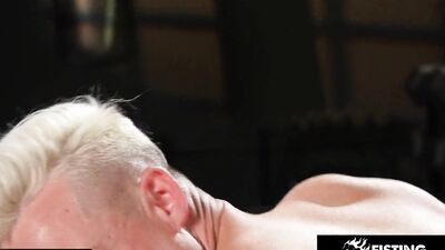 Blond Jock Prolapsed N' Fucked By Hunk - Andrew Connor, Apollo Fates - FistingInferno