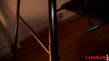 Gorgeous black lesbians strap-on domination