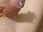 I Accidentally Shot a Load off Handsfree Sitting at my Desk!