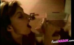 Amateur Femdom Handjob Cumshot Orgasm