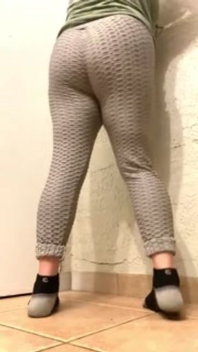 Pissy Emmy - Desperate Wetting Into My Spandex