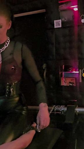 Stina Stone Long Nail Tickling Facesitting Stretched on the Rack by Mistress Part 2