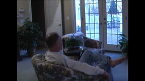 Mature Dee Cheers Up Sad Chuck Loosing His Fortune In Stock Market! (1 of 3 mp4)