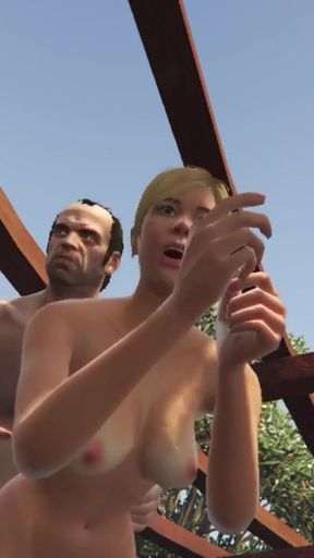 Emotional moment from &quot;Tracey De Santa have sex with trevor in her neighbor&#039;s backyard&quot;