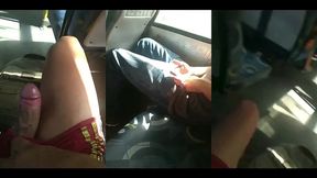 me masturbando no transporte publico do lado de desconhecidos