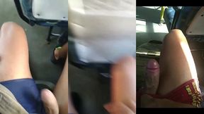 me masturbando no transporte publico do lado de desconhecidos