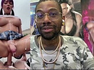 Bawdy Transgender Cums On Herself During the time that Spitting On Your Face, Large Breast Oriental Trans Cowgirl Cum Screwing, Pretty Tan Pre-Cumming Trans Cutie, Brunette hair Trans Cums Hard, AI Generated