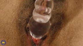 ”British MILF Alexia's Unshaved Muff Playtime”