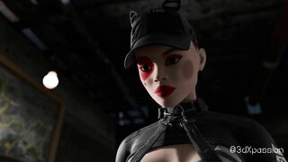 VR Nexus-3 Ashfall — Taryn the shemale hunter takes her prize in ruined US bunker