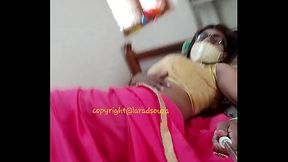 Indian sexy crossdresser Lara D'_Souza sexy video in saree