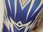 #016 Extremely Strong Vibrator on Gymnastics Leotard