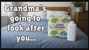 Grandma changes your diaper | (Grandma story part 2) | ABDL roleplay audio copy