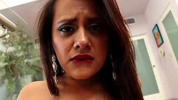 Lingerie Wearing Latina Selma Sins Swallows A Load After Sex