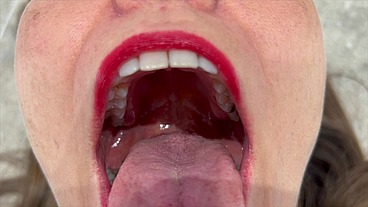 Mouth Fetish, Tounge Fetish, Giantess