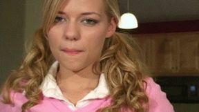 Nicole Ray 19 Year Shiny Spandex Leggings and Socks JOI! “Your dick is going to get real hard! I don't want you to cum!”