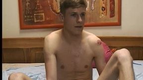 Naked Aksel Jerks His Beautiful Dick