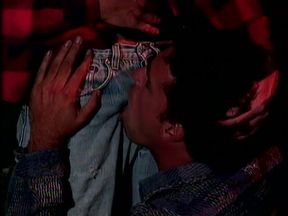 Sexy fudge packers suck and stick out in the dark