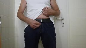 Jeans Wanking und cumming