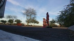 Wife Gave a Sensational Blowjob While Nude in Public!