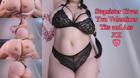 Stepsister Gives You Valentines Tit and Ass JOI
