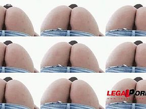 Big butt slut Lexie Candy first time LP 3on1 anal & DP