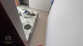 I secretly spy on my cute stepsister while she takes a shower and end up her harder than her boyfriend