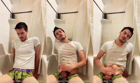 Piss and Cum Solo Jerk Off Session