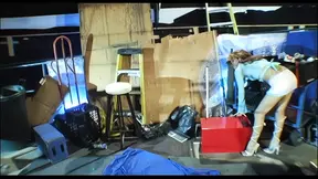 Daisy Marie loves being a horny whore in reverse cowgirl