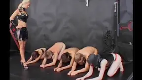 Dominant Mistress Enjoys Her Slaves' Obedience Beyond Measure