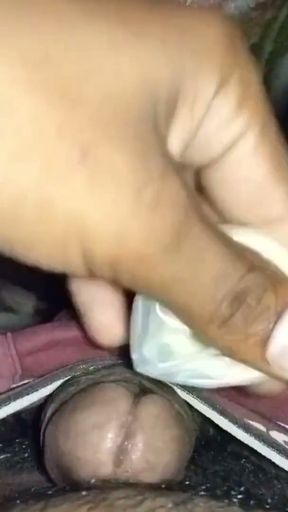 The boy from the native village saw his fist-dropping, then he fucked her with a condom   Clip 1