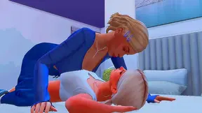 Futuristic StepMom Arranges Hard Anal Sex With Busty Futa For Straight StepDaughter