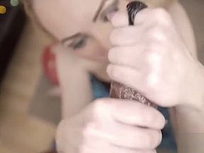 Candy May - INTENSE BBC JERK OFF POV