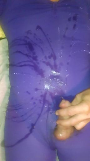 Must-see moment from &quot;Piss all over my nylon pantyhose and leotard. Masturbate and cum.&quot;
