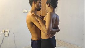 Hanif and Adori - Husband comes home with a hard big cock and fucks his teen wife hard desi cute sex