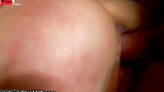 UNLEASH THE BEAST  Stunning 22yearold Brunette Gets ravaged by a Hung Giant in Raw Doggystyle Creampie Action!
