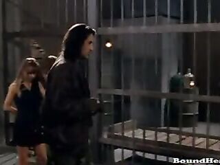 Orgy in a castle with lesbian slaves