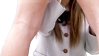 Japanese Temptress Aya Sakaki Getsdrawer Stuffed Blows Loads Off