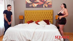 sexmex - step-mom tries the glory hole . kari cachonda