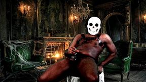 Gooning at the Haunted Mansion - Huge Cocked Beefy Jock Ready to Blow Massive Load