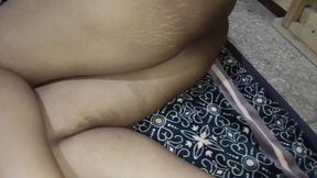 Husband and Stepsister Very Tight Inside White Spray Sky up and Down Dicky