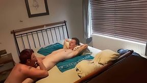 Milf suckling cock