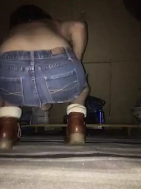 Spanking my ass