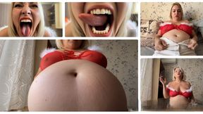 I masturbate to my very full and chubby belly when you are inside it MP4