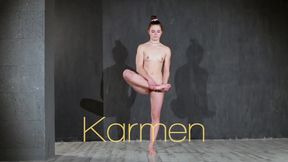 Makingsplit scene with appealing Karmen from Flexy Teens