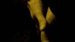 Amateur boy caught peeing in the street and given a helping hand