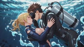 Night Dive Danger Turns to Hardcore Underwater Sex | F-Cup Russian Model